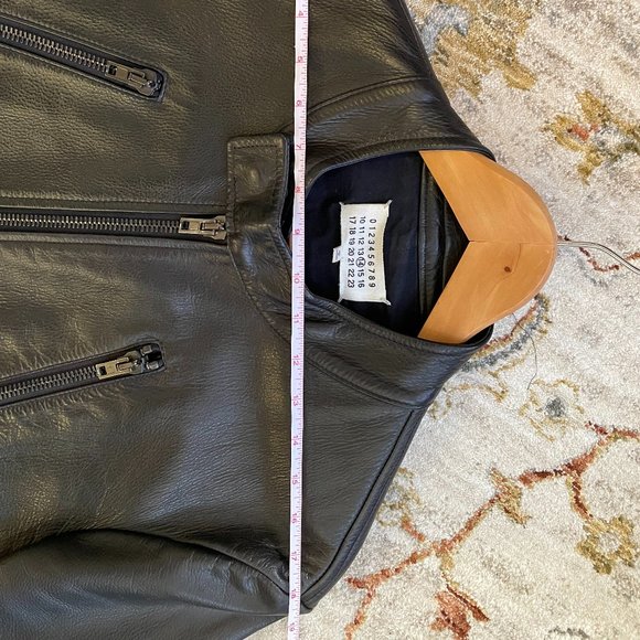 Maison Margiela 5 Zip in Black Leather - Picture 8 of 14
